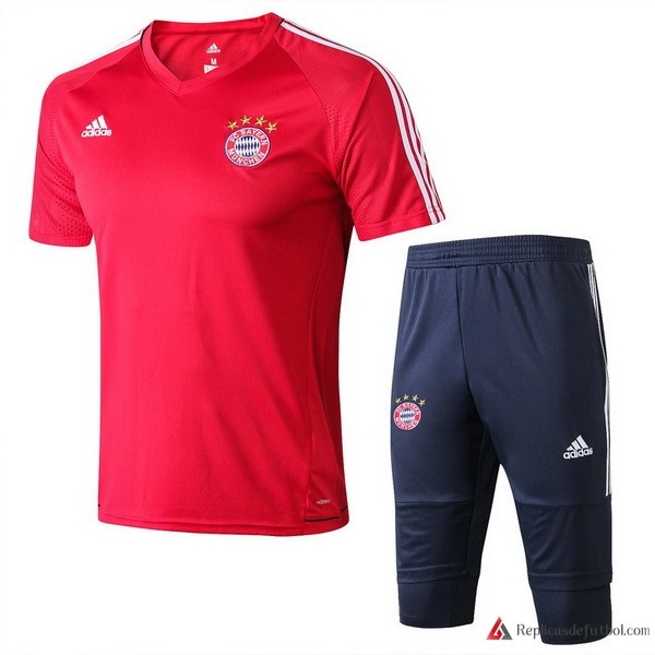 Camiseta Entrenamiento Bayern Munich Conjunto Completo 2017-2018 Rojo Azul